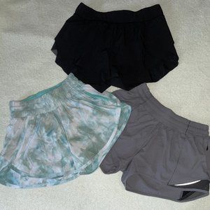 Lululemon Trio Shorts (2) Size XS